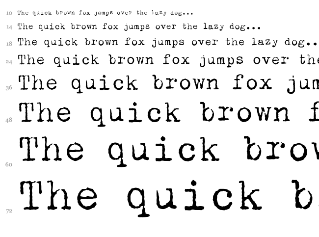 SCM Zephyr Deluxe font waterfall